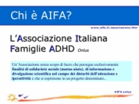 A.I.F.A. - ASSOCIAZIONE ITALIANA FAMIGLIE ADHD - ONLUS