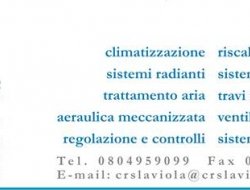 C.r.s. di laviola vitantonio & c. s.n.c. - Condizionamento aria impianti installazione e manutenzione,Riscaldamento - apparecchi e materiali - Conversano (Bari)