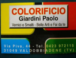 Colorificio giardini - Colori, vernici e smalti - Valdobbiadene (Treviso)
