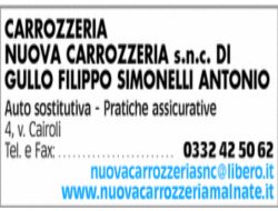 Nuova carrozzeria di gullo filippo e simonelli snc - Carrozzerie automobili - Malnate (Varese)