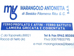 Marangolo antonietta s.a.s. di sestito filomena rita & c. - Lamiere - produzione,Lamiere ferro ed acciaio - Rocca di Neto (Crotone)