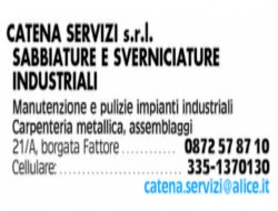 Catena servizi s.r.l. - Manutenzioni tecnologiche industriali - Santa Maria Imbaro (Chieti)