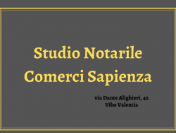 Studio notarile comerci sapienza - Notai - studi - Vibo Valentia (Vibo Valentia)