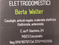 Valterberta - Elettrodomestici - vendita - Cocconato (Asti)