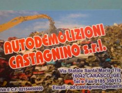 Autodemolizioni castagnino srl - Autodemolizioni - Carasco (Genova)