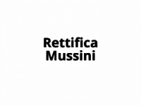 Rettifica Mussini
