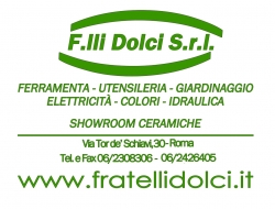 F.lli dolci - s.r.l. - Ceramiche artistiche,Ceramiche per pavimenti e rivestimenti,Colori, vernici e smalti,Condizionatori aria,Edilizia - attrezzature,Edilizia - materiali e attrezzature,Ferramenta e utensileria,Termosifoni - Roma (Roma)